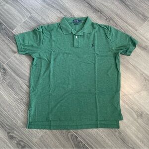 Polo Ralph Lauren Polo Shirt Green with Navy Blue Pony Men’s Size XL